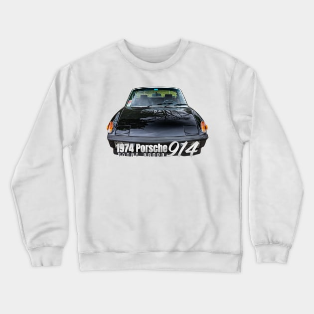 1974 Porsche 914 Targa Coupe Crewneck Sweatshirt by Gestalt Imagery